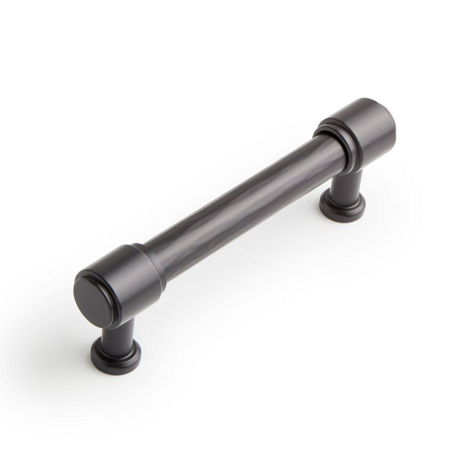 3-3/4" Lazzara Textured Cabinet Pull - Matte Black, , large image number 0