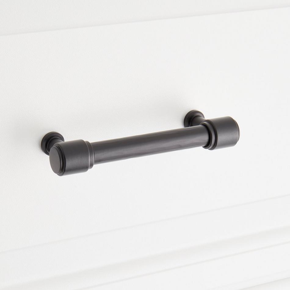 3-3/4" Lazzara Textured Cabinet Pull - Matte Black, , large image number 3