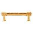 3-3/4" Lazzara Textured Cabinet Pull - Brushed Gold, , large image number 2