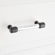3-3/4" Lazzara Textured Cabinet Pull - Polished Chrome/Matte Black, , large image number 3