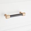 3-3/4" Lazzara Textured Cabinet Pull - Matte Black/Champagne Bronze, , large image number 3