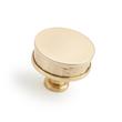 1-1/2" Lazzara Round Textured Cabinet Knob - Golden Champagne, , large image number 0