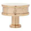 1-1/2" Lazzara Round Textured Cabinet Knob - Champagne Bronze, , large image number 2