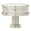 1-1/2" Lazzara Round Textured Cabinet Knob - Satin Nickel, , large image number 2