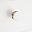1-1/2" Lazzara Round Textured Cabinet Knob - Golden Champagne/Satin Nickel, , large image number 3
