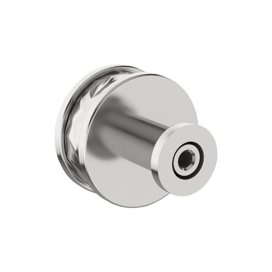 1-1/4" Lazzara Round Textured Cabinet Knob - Polished Chrome, , large image number 2