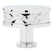 1-1/4" Lazzara Round Textured Cabinet Knob - Polished Chrome, , large image number 2