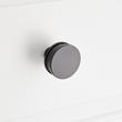 1-1/4" Lazzara Round Textured Cabinet Knob - Matte Black, , large image number 3