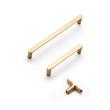 3-3/4" Novak Brass Cabinet Pull - Vintage Brass, , large image number 1