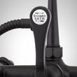 Deck-Mount Telephone Faucet - Cross Handles - 4" Deck Couplers - Matte Black, , large image number 4