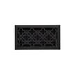 Ballas Steel Floor Register - Black 6" x 14" (7-1/4" x 15-3/8" Overall), , large image number 0