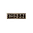 Hutch Steel Floor Register - Antique Brass 2-1/4" x 14" (3-1/2" x 15-3/8" Overall), , large image number 0