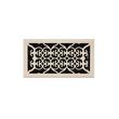 Alexandre Traditional Steel Floor Register - Almond  6" x 12" (7-1/4" x 13-3/8" Overall), , large image number 0