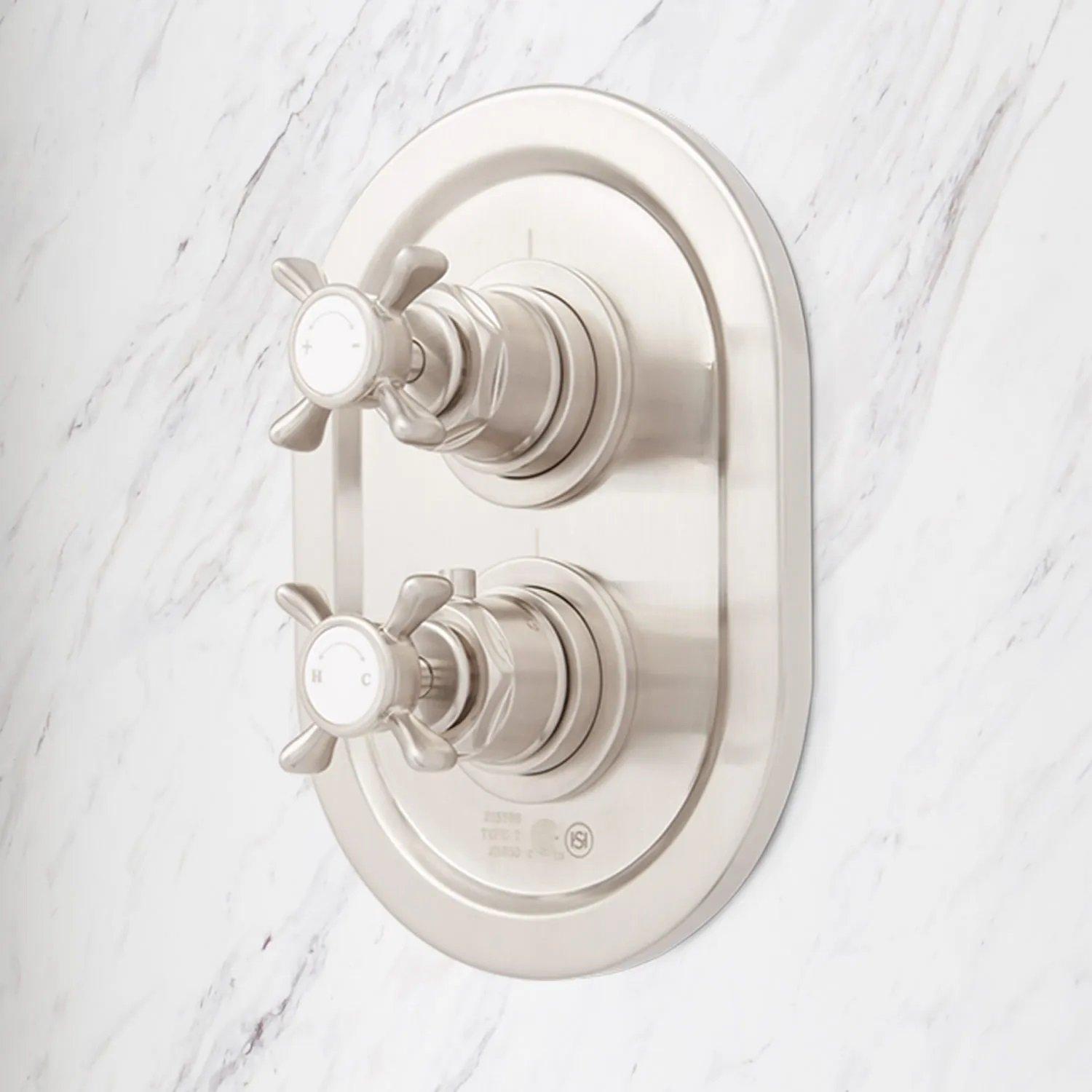 Thermostatic shower valve