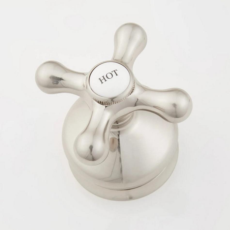 Shannon Widespread Bathroom Faucet - Cross Handles - Brushed Nickel, , large image number 2