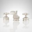 Shannon Widespread Bathroom Faucet - Cross Handles - Brushed Nickel, , large image number 0