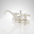 Shannon Widespread Bathroom Faucet - Cross Handles - Brushed Nickel, , large image number 1