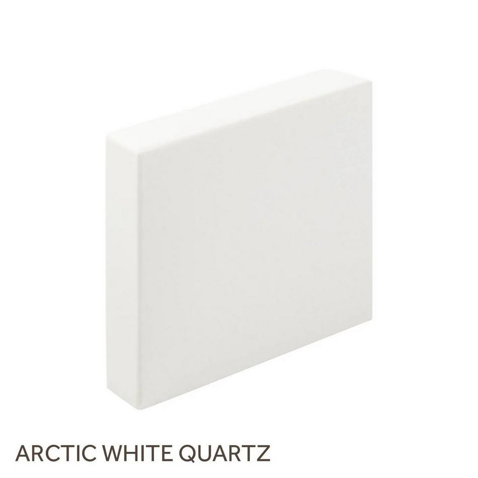 Quartz Vanity Top Sample - Arctic White, , large image number 0