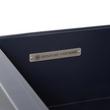 60" Robertson Dbl Vanity - Midnight Navy Blue with Rect Undermount Sinks - Carrara 0 Faucet Holes, , large image number 6