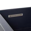 36" Robertson Console Vanity - Midnight Navy Blue - with Rect Undermount Sink-Carrara 0 Faucet Holes, , large image number 6