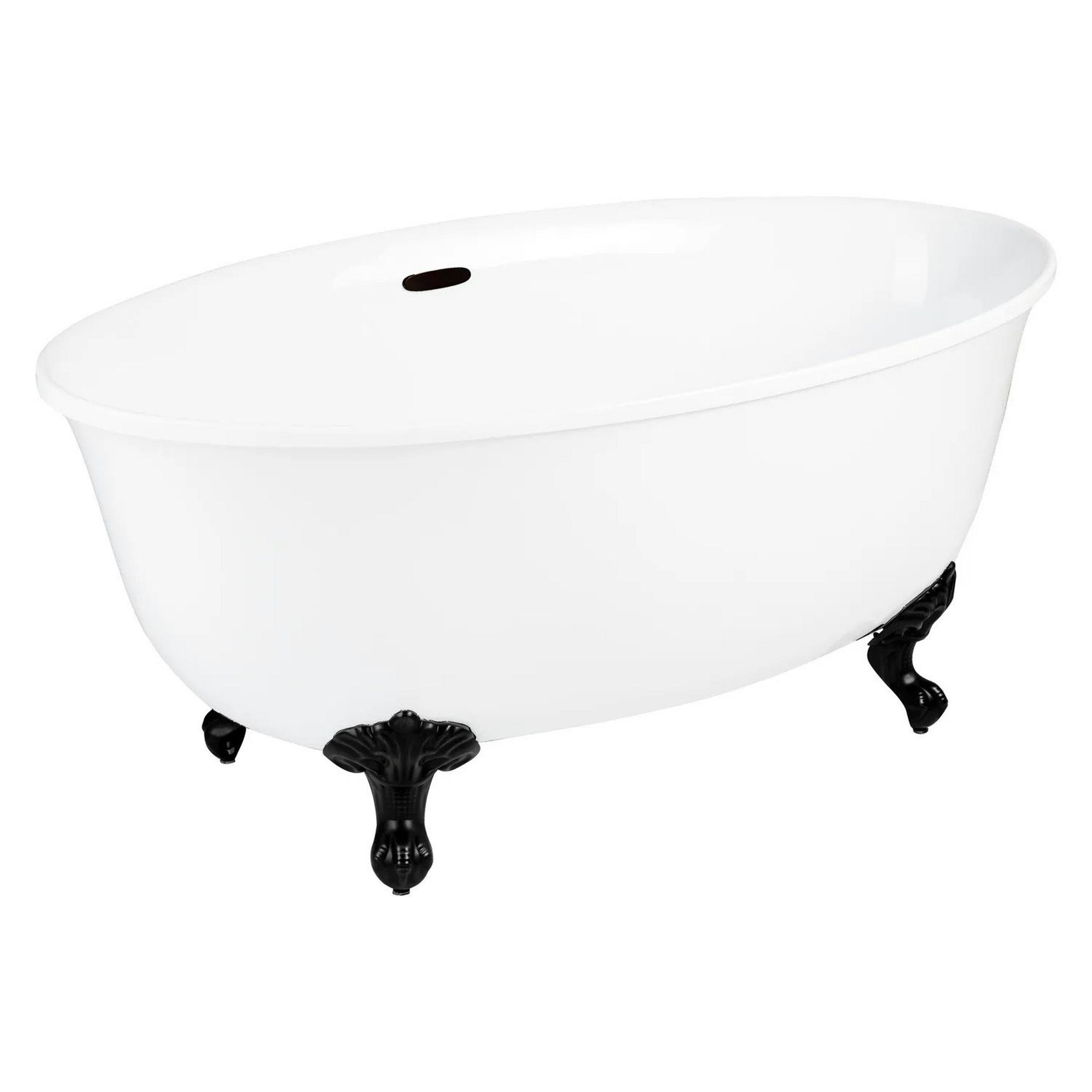 59" Watters Acrylic Clawfoot Tub Imperial Feet Signature Hardware
