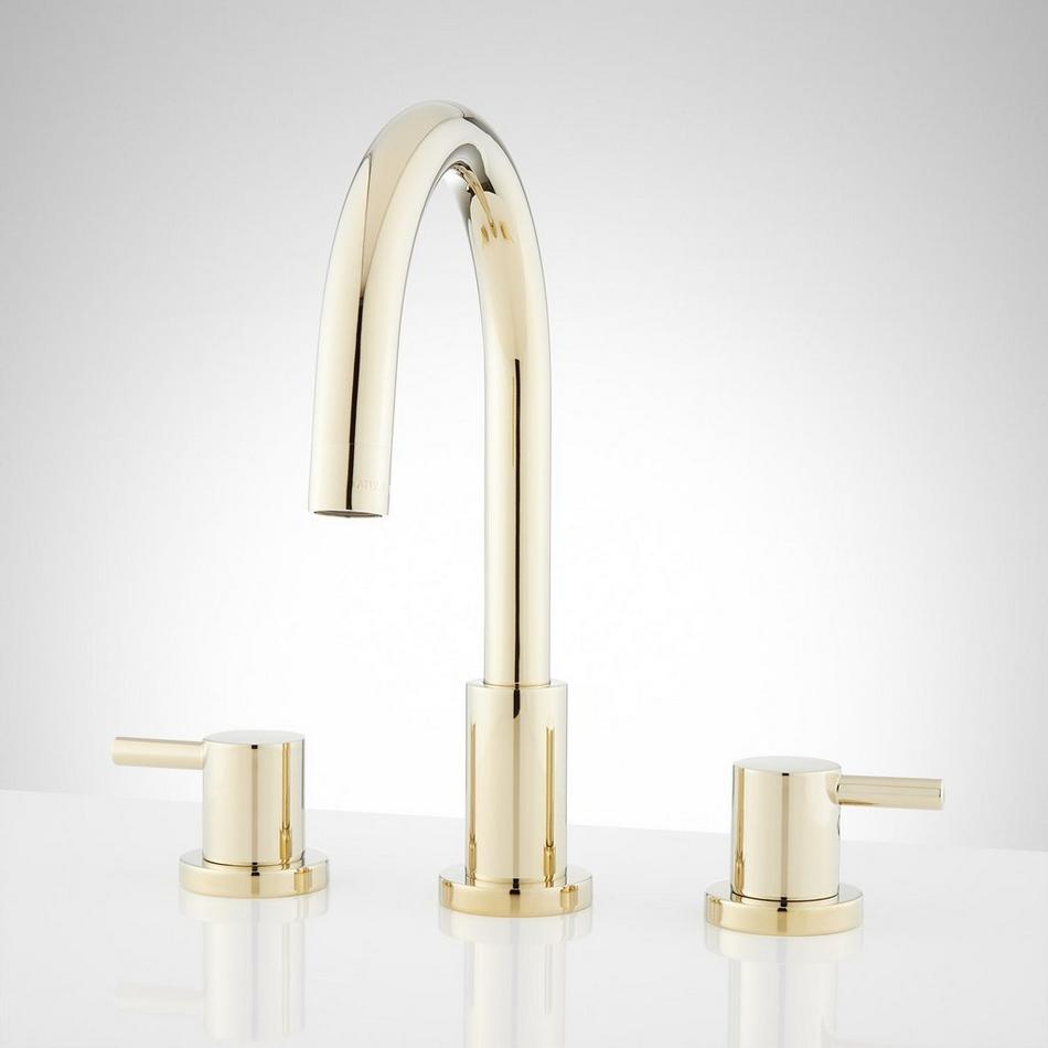 Rotunda Widespread Faucet - Lever Handles - Overflow - Brushed Nickel, , large image number 6
