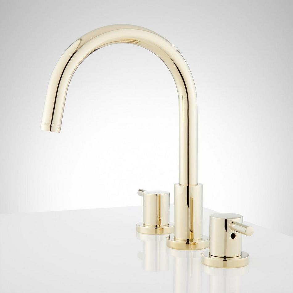 Rotunda Widespread Faucet - Lever Handles - Overflow - Brushed Nickel, , large image number 7