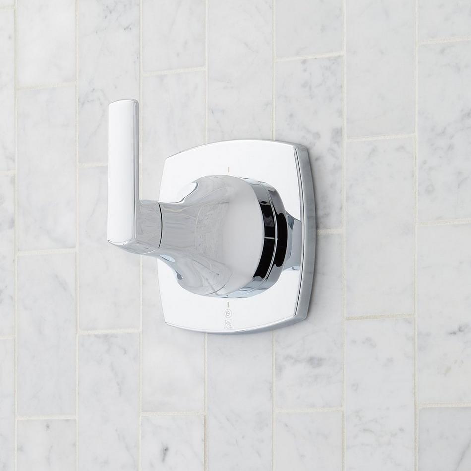 Sefina Pressure Balance Shower System with Slide Bar and Hand Shower - Chrome, , large image number 2