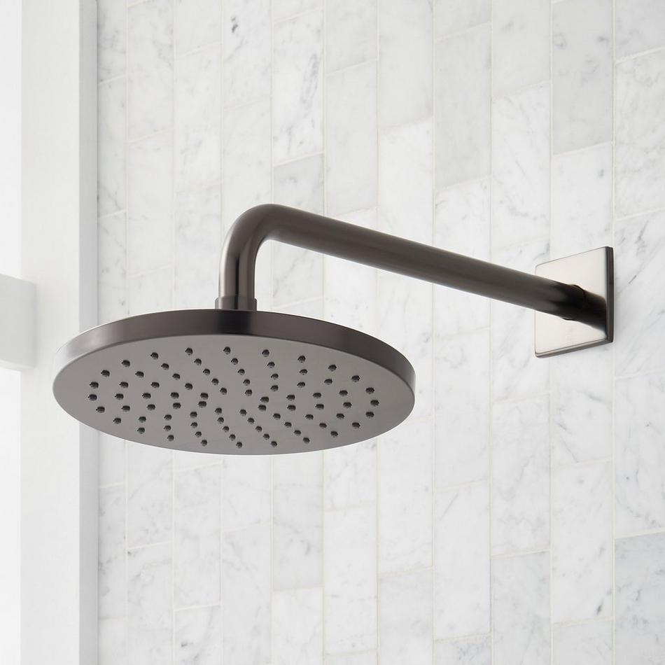 Sefina Pressure Balance Shower System with Slide Bar and Hand Shower - Gunmetal, , large image number 1