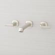 Sefina Wall-Mount Bathroom Faucet and Rough-in Valve - Brushed Nickel, , large image number 0