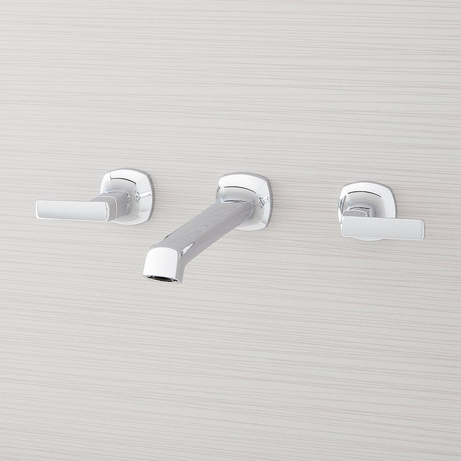 Sefina Wall-Mount Tub Faucet and Rough-In Valve - Chrome, , large image number 0