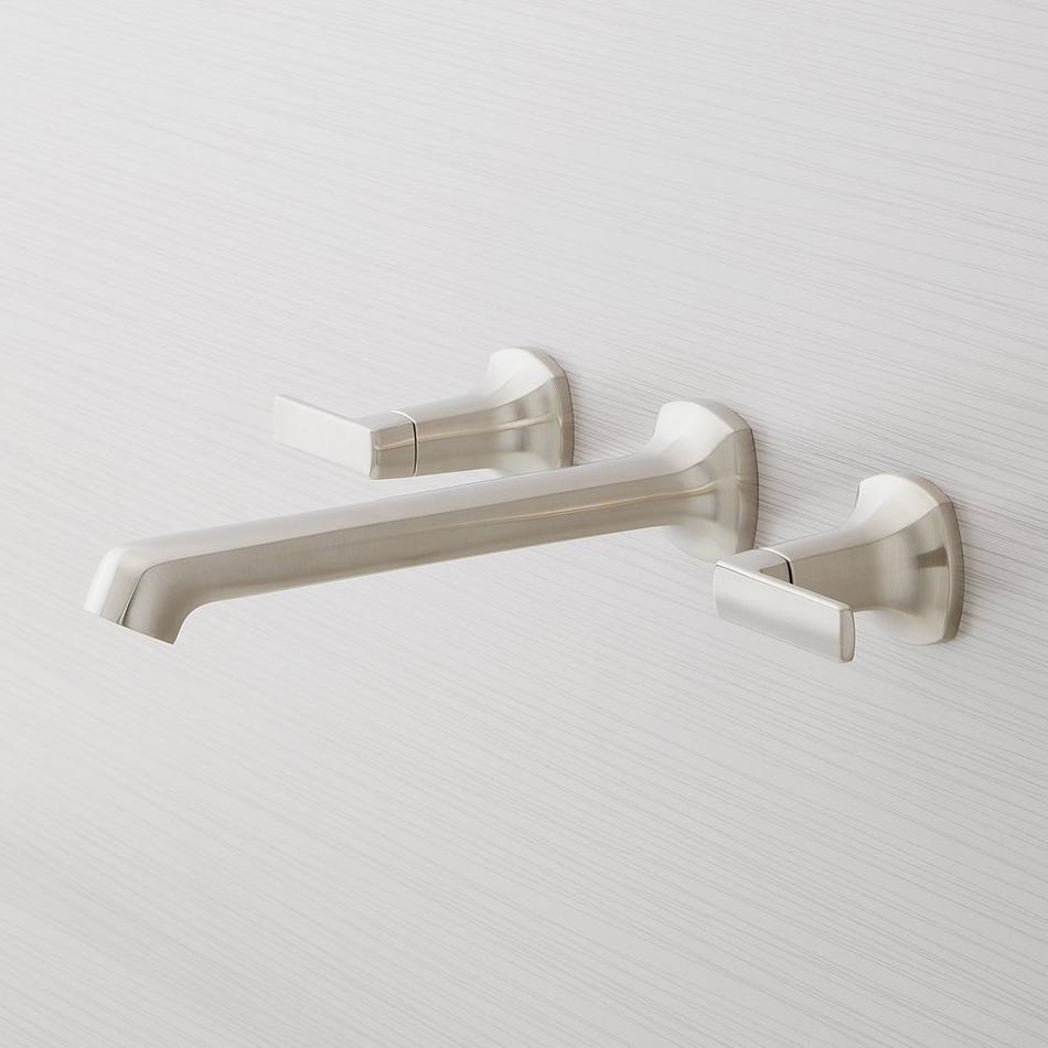 Sefina Wall-Mount Tub Faucet and Rough-In Valve - Brushed Nickel, , large image number 1