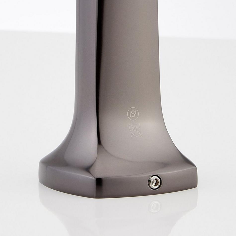 Sefina Wall-Mount Tub Faucet and Rough-In Valve - Gunmetal, , large image number 3