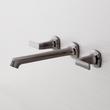 Sefina Wall-Mount Tub Faucet and Rough-In Valve - Gunmetal, , large image number 1