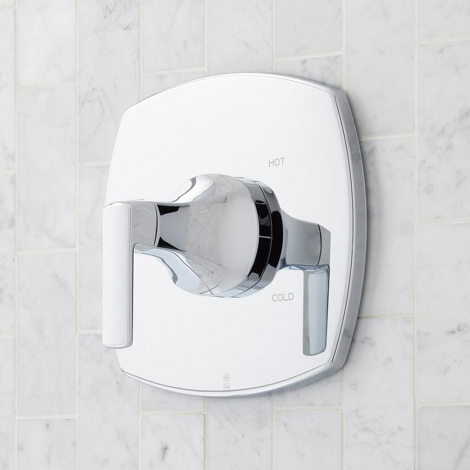 Sefina Pressure Balance Shower Trim and Valve - Chrome, , large image number 0