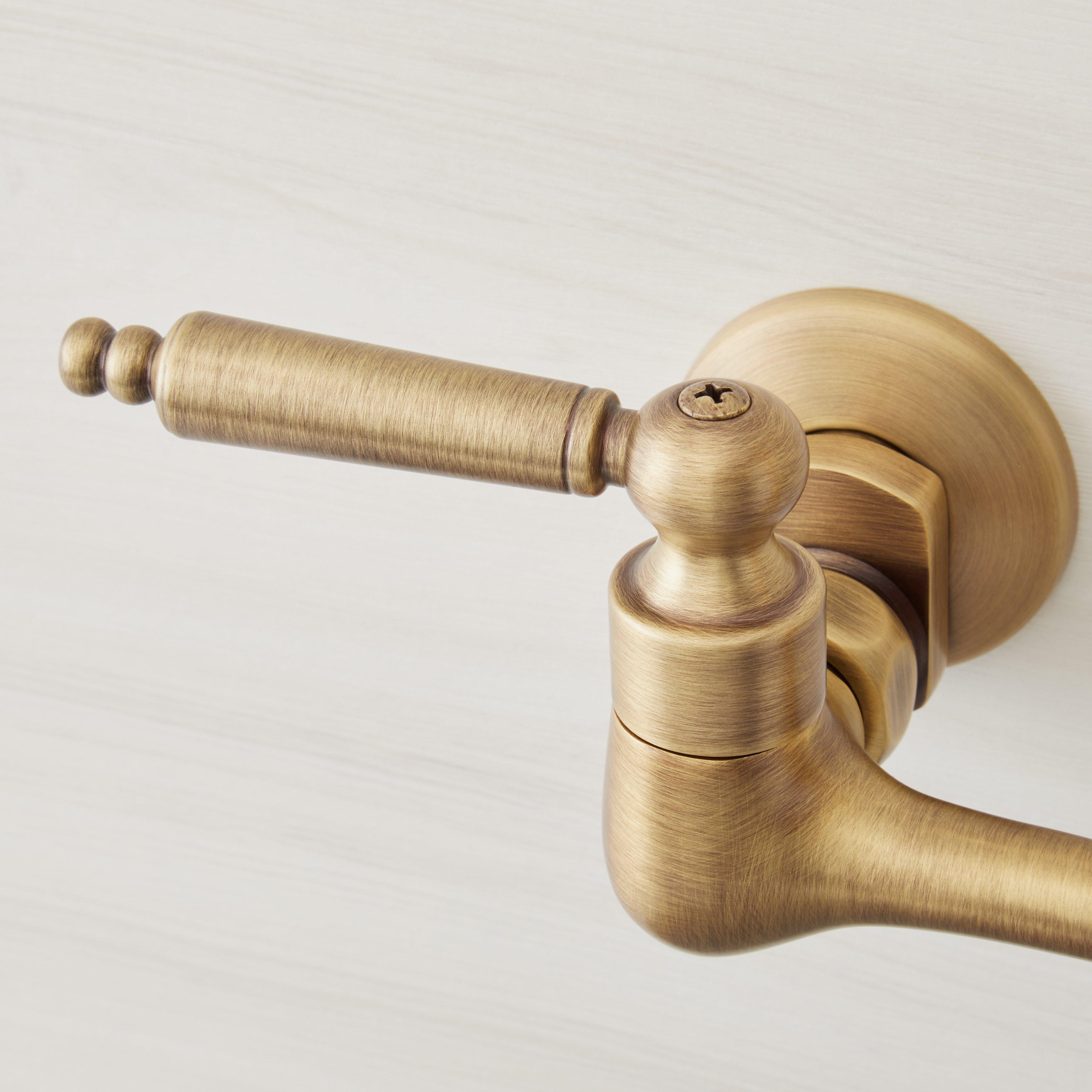 Farmhouse wall water tap , Outdoor wall faucet , Brass water tap , Vintage wall faucet , Wall Mounted orders tap