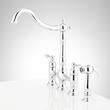 Delacour Bridge Kitchen Faucet with Side Spray, , large image number 5