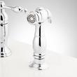 Delacour Bridge Kitchen Faucet with Side Spray - Chrome, , large image number 2