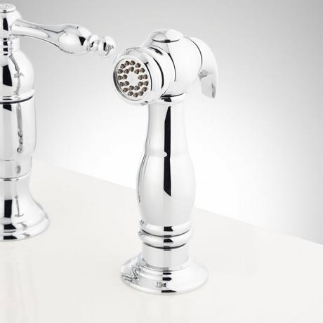Delacour Bridge Kitchen Faucet with Side Spray