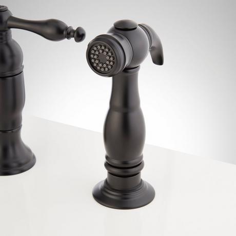 Delacour Bridge Kitchen Faucet with Side Spray