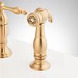 Delacour Bridge Kitchen Faucet with Side Spray - Brushed Gold, , large image number 2