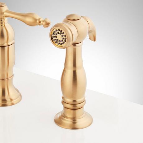 Delacour Bridge Kitchen Faucet with Side Spray