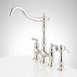 Delacour Bridge Kitchen Faucet with Side Spray, , large image number 13