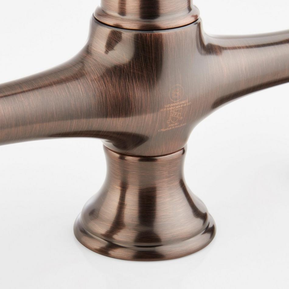 Delacour Bridge Kitchen Faucet with Side Spray - Oil Rubbed Bronze, , large image number 4