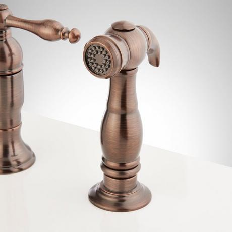 Delacour Bridge Kitchen Faucet with Side Spray