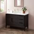 48" Aliso Teak Vanity for Undermount Sink - Charred Timber Black, , large image number 0