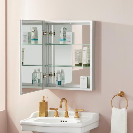 Alastor Medicine Cabinet with Reversible Hinges