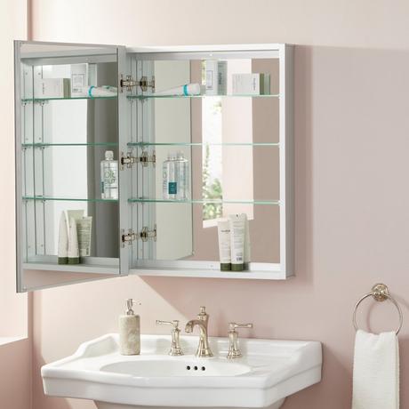 Alastor Medicine Cabinet with Reversible Hinges