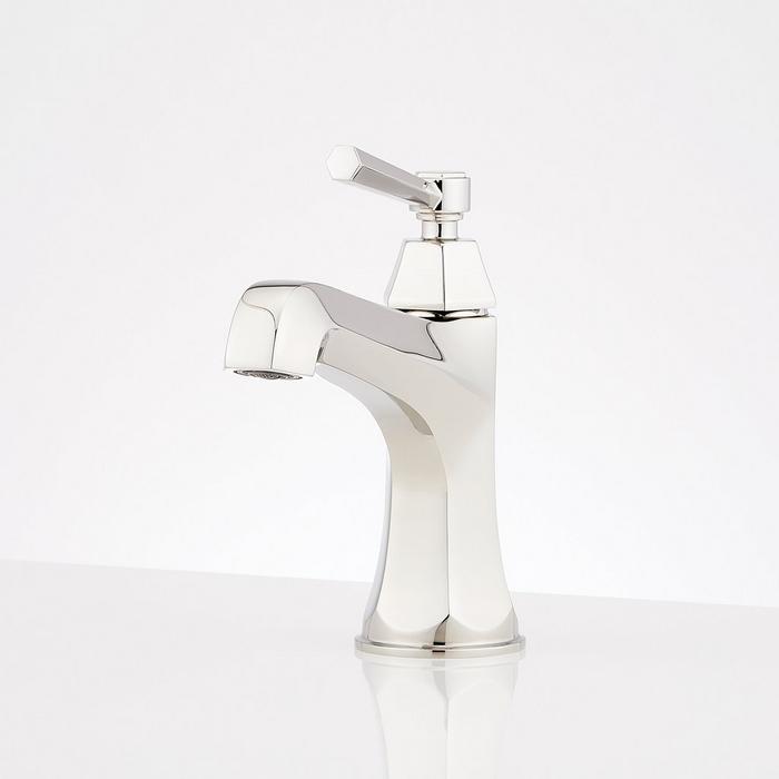 Elita Single-Hole Bathroom Faucet - Polished Nickel