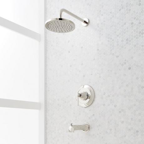 Elita Pressure Balance Tub and Shower System - Lever Handle